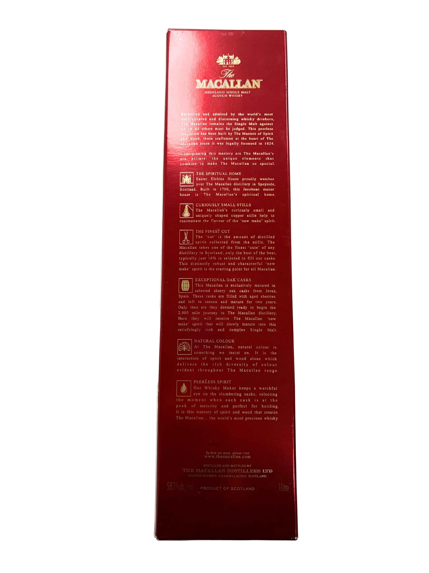 Macallan cask strength 10y 58.1% 1l