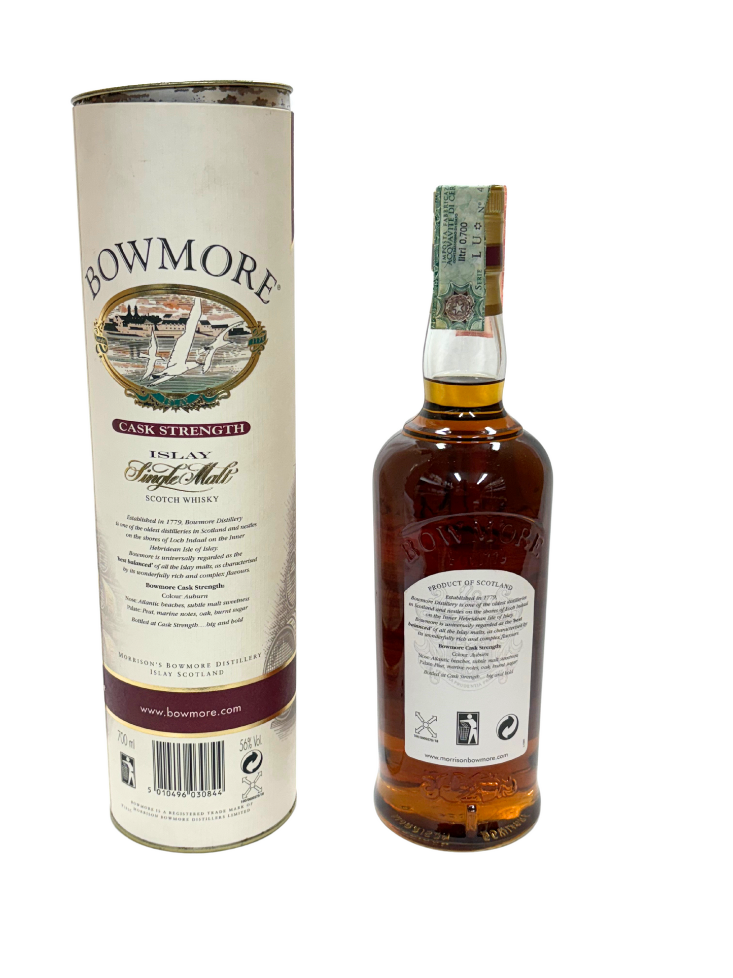 Bowmore Cask Strength 56% - Single Malt Scotch Whisky 70cl - Timeless Whisky