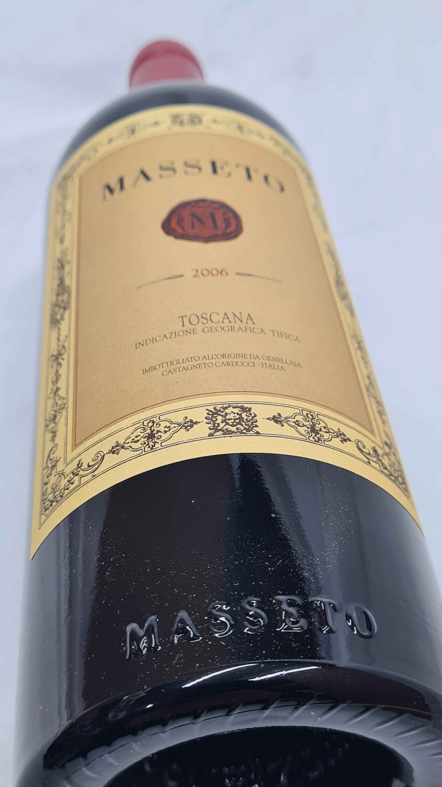 Bottiglia di vino Masseto 2006 Toscana IGT | Vino Rosso 100% Merlot