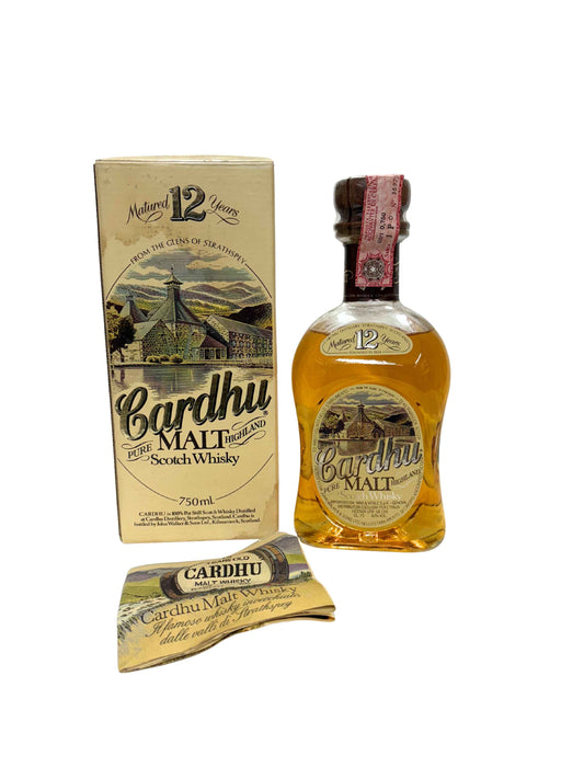 Cardhu 12y 40% 750ml sherry cask + box