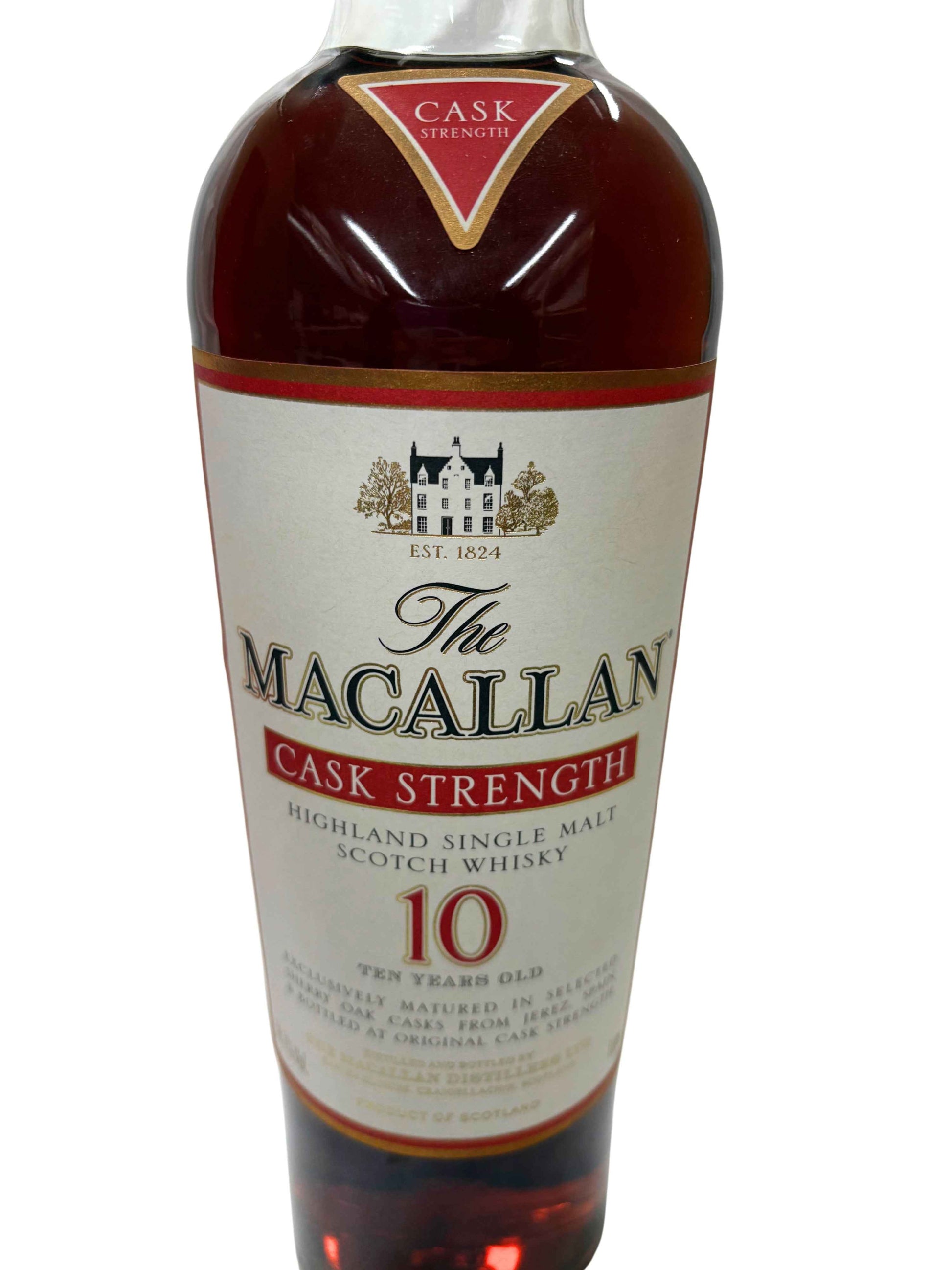 Macallan cask strength 10y 58.1% 1l