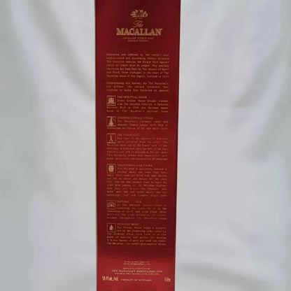 Bottiglia di scotch whisky ​Macallan 10 years old Cask Strength 58,4% 1L | Single Malt | Sherry Wood Cask - Timeless Whisky