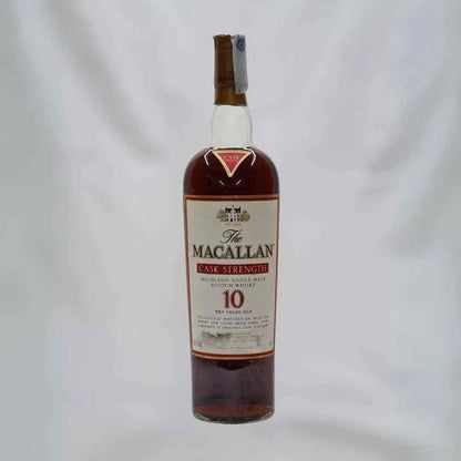 Bottiglia di scotch whisky ​Macallan 10 years old Cask Strength 58,4% 1L | Single Malt | Sherry Wood Cask - Timeless Whisky