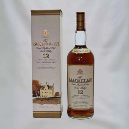 Bottiglia di scotch whisky ​Macallan 12 years old Scotch Whisky | Single malt | 1L 43% | sherry wood cask in vendita nello shop online