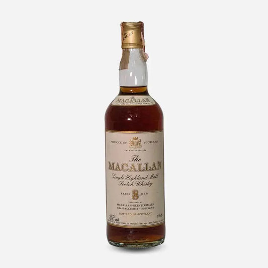 Bottiglia di scotch whisky ​Macallan 8 years old | Single Malt | 75cl 43% | Sherry Wood Cask | Rinaldi