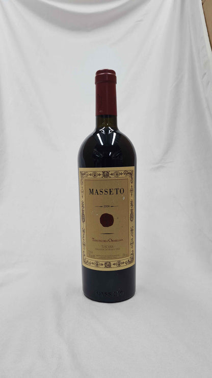 Bottiglia di vino ​Masseto 2004 Toscana IGT | Vino Rosso 100% Merlot