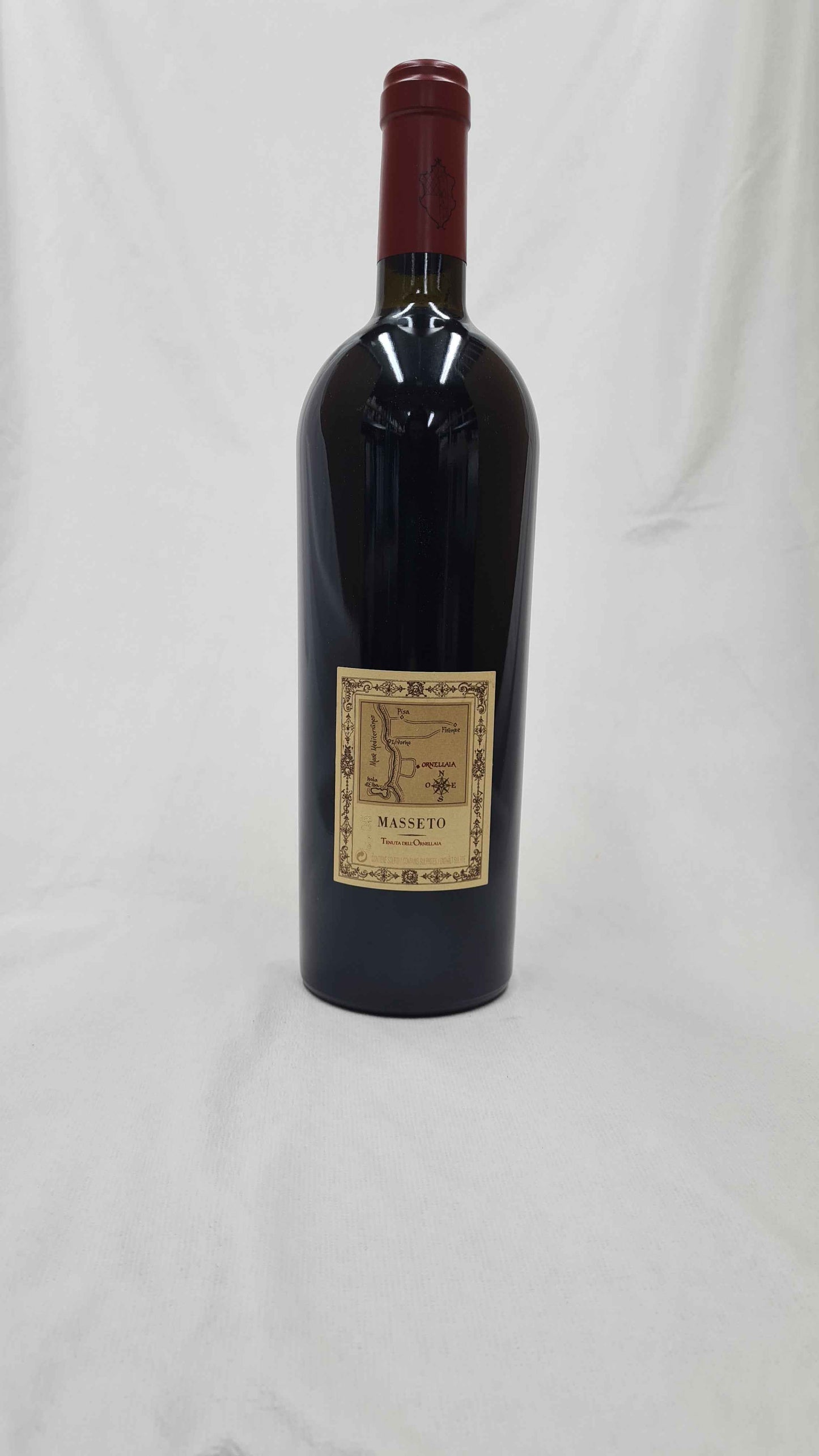 Bottiglia di vino ​Masseto 2004 Toscana IGT | Vino Rosso 100% Merlot